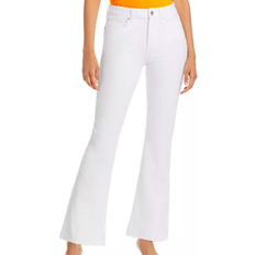 Paige Laurel Canyon High Rise Flare Jeans - Crist White