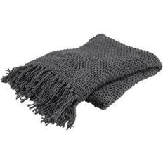 Rizzy Home Solid Blankets Grey (152.4x127cm)