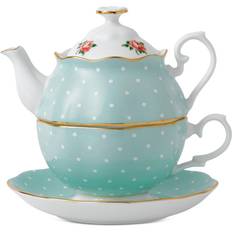 Kitchen Accessories Royal Albert Polka Rose Tea For One Teapot 0.12gal