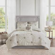 Textiles Madison Park Alicia Bedspread Gray, White (264.16x233.68)