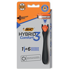 Bic comfort Bic Comfort 3 Hybrid Razors + 6 Cartridges