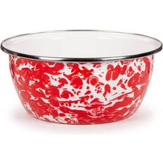 Golden Rabbit Red Swirl Salad Bowl 24fl oz 5.5" 4