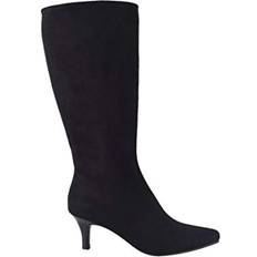 Low Heel - Women High Boots Impo Namora - Black Suedy