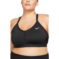 Yoga Bras Nike Indy Dri-FIT Sports Bra Plus Size - Black/White