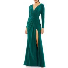 Mac Duggal Long Sleeve Gown - Emerald