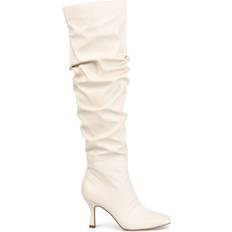 Journee Collection Kindy Extra Wide Calf - Bone