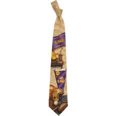 Beige - Men Ties Eagles Wings Nostalgia Tie - LSU Tigers