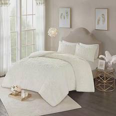 Madison Park Cecily Duvet Cover Beige (264.16x233.68cm)