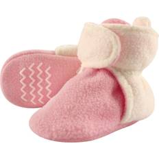 Pink Baby Booties Children's Shoes Hudson Baby Fleece Booties - Pink Cream