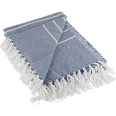 DII French Blankets Blue, White (152.4x127cm)