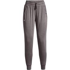 Under Armour HeatGear Pants Women - Charcoal Light Heather/White