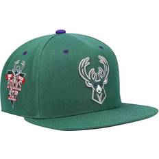 Clothing Mitchell & Ness Milwaukee Bucks 40th Anniversary Color Flip Snapback Hat Men - Hunter Green