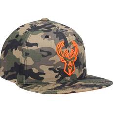 Mitchell & Ness Milwaukee Bucks Neon Pop Snapback Hat Men - Camo