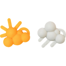 Teethers Doddle The Chew Sunshine and Rain Silicone Teethers 2-pack