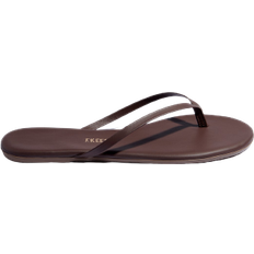 Leather Flip-Flops Tkees Nudes - Deep Glow