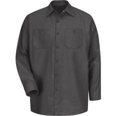Industrial Long Sleeve Work Shirt - Charcoal