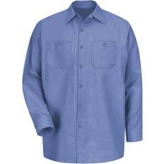 Red Kap Industrial Long Sleeve Work Shirt - Petrol Blue