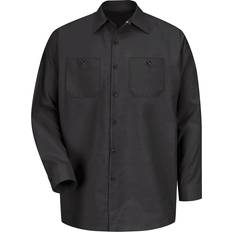 Industrial Long Sleeve Work Shirt - Black