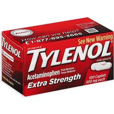 Medicines Tylenol Extra Strength 500mg 100 pcs Caplet