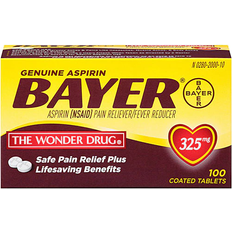 Aspirin Bayer Aspirin 325 mg 100 Coated Tablets