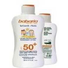 Dame Aftersun Babaria Kids Spf50 Leche Protectora Resistente Al Agua 200ml Balsamo Aloe 100ml 300ml