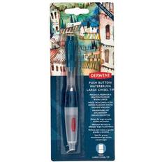 Brushes Derwent Push Button Waterbrush Chisel, Large Tip, Short Handle