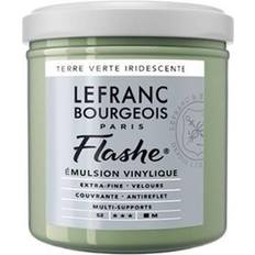 Lefranc & Bourgeois Flashe Vinyl Paint Iridescent Green Earth, 125 ml jar