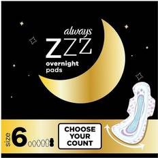 Overnight pads with wings Always ZZZ Overnight Pads 20-pack