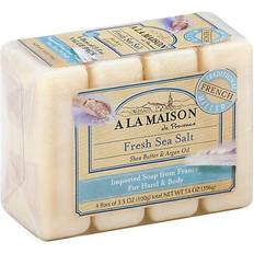 Pure Coconut Bar Soaps Fresh  Sea Salt 100g 4-pack	