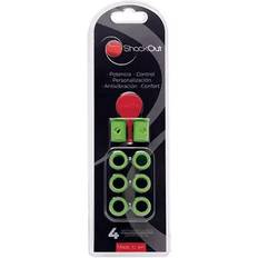 Shockout Shockout Padel Racket Dæmpere 8 Enheder One Size Green