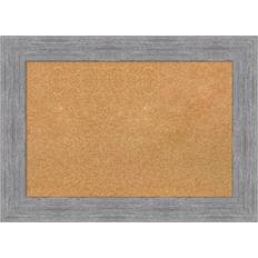 Gray Notice Boards Amanti Art Framed Corkboard Notice Board 29.1x21.1"