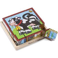 Jigsaw Puzzles Melissa & Doug Farm Cube