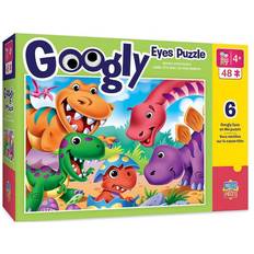 Jigsaw Puzzles Masterpieces Googly Eyes Dinosaurs 48 Pieces