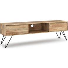 Retractable Drawer TV Benches Simpli Home Hunter TV Bench 68x20"