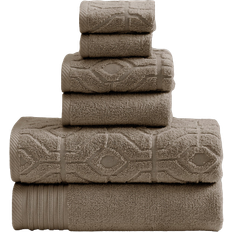 Modern Threads Diamond Gate Bath Towel Brown (137.2x68.6cm)