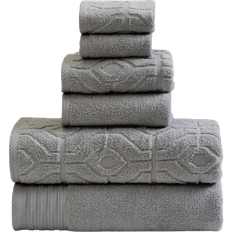 Modern Threads Diamond Gate Bath Towel Grey (137.2x68.6cm)