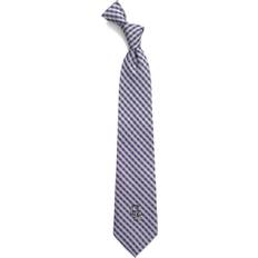 Purple Ties Eagles Wings Gingham Tie - Colorado Rockies