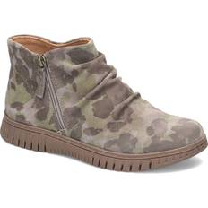 Microfiber - Women Ankle Boots Comfortiva Calla - Olive