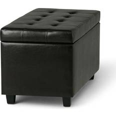 Simpli Home Cosmopolitan Pouffe 17.7"