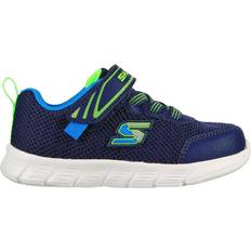 Skechers Synthetic Trainers Skechers Kid's Comfy Flex Mini - Navy Lime