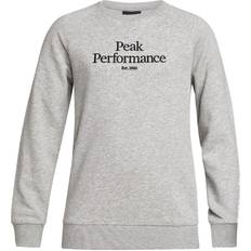 Peak Performance Sweatshirts Børnetøj Peak Performance Original Crew Junior - Med Grey Melange (G77296-070)