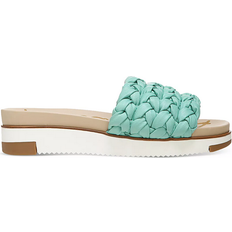 Turquoise - Women Slides Sam Edelman Ainslie Braided W - Rio Blue