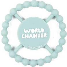 Blue Teething Toys Bella Tunno Kindness Collection World Changer Happy Teether