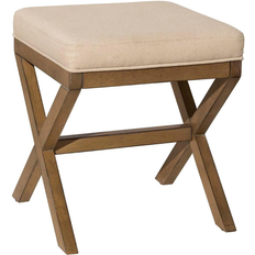 Beige Stools Hillsdale Furniture Somerset Seating Stool 18.5"