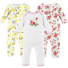 Long Sleeves Playsuits Children's Clothing Hudson Baby Union Suits 3-pack - Fruit (10152048)