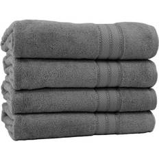 Modern Threads Spunloft Bath Towel Black (137.16x76.2cm)