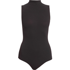 Coton Bodys Command Ballet Mockneck Bodysuit - Black