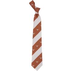 Brown - Men Ties Eagles Wings Geo Stripe Tie - Texas Longhorns