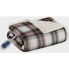 Woolrich Ridley Blankets Red, Black (177.8x152.4cm)