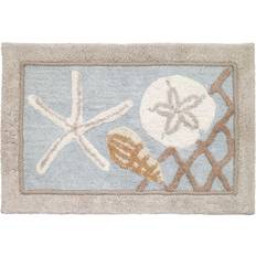 Multicolored Bath Mats Avanti Linens Seaglass Multicolor 24x60"